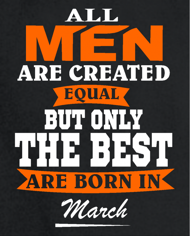 All men March